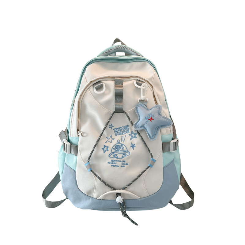 Japanese-style ins sweet girl backpack, school-style backpack for junior and senior high school students, 2023 new treasure backpack for girls Item Picture