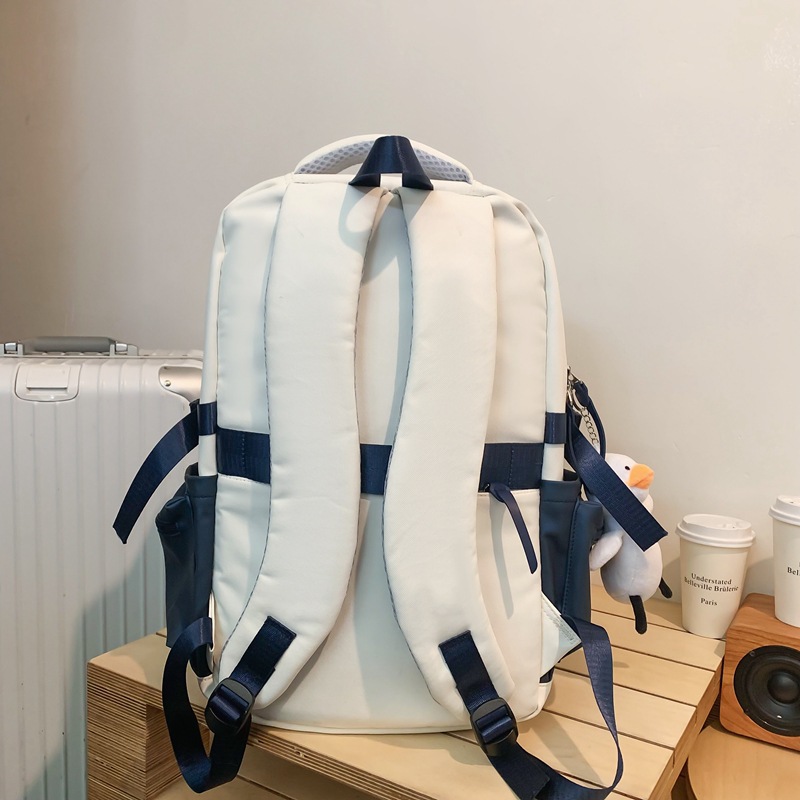 A male student with a high level of appearance, a college student couple, a casual travel backpack with large capacity, a multi-compartment backpack for middle school students, and a female student Specification drawing