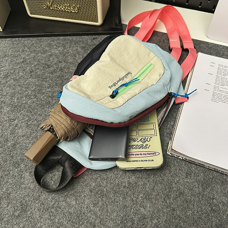 ins' new dual-purpose chest bag, unisex small backpack, Japanese sporty crossbody bag, versatile cycling single-shoulder bag Application Scenario
