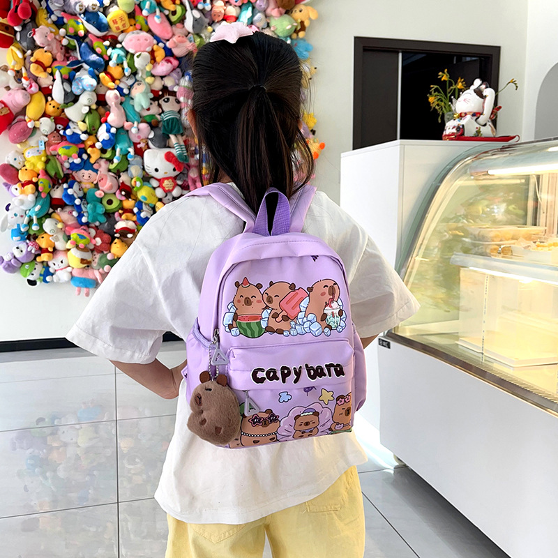 2025 New versatile and cute cartoon kindergarten bag, spring outing mini backpack, fun and playful little backpack details Picture