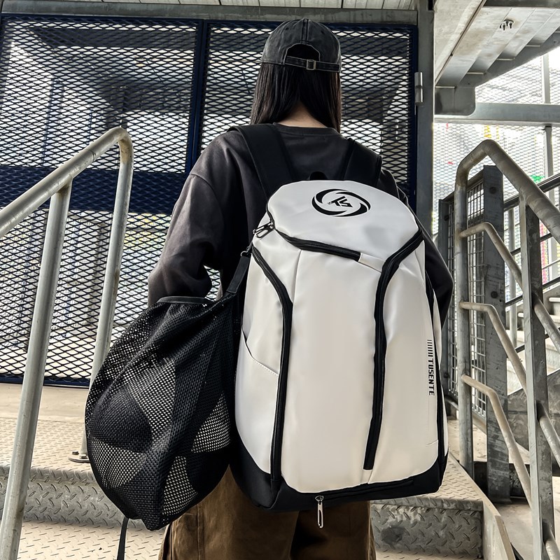 Backpacks for male college students, trendy basketball bags, travel backpacks, outdoor hiking and mountain climbing bags, large-capacity schoolbags details Picture