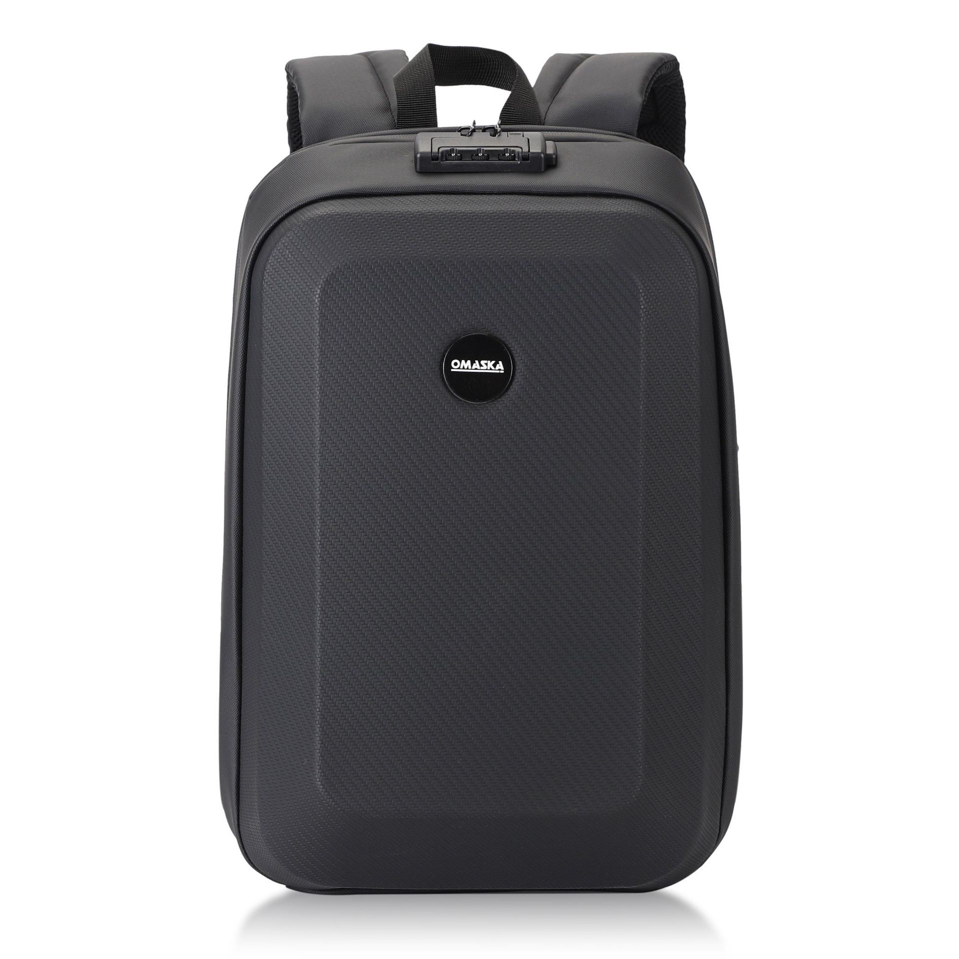 New business casual men's bag, hard-shell motorcycle men's backpack, fashionable business commuting computer backpack for men Item Picture