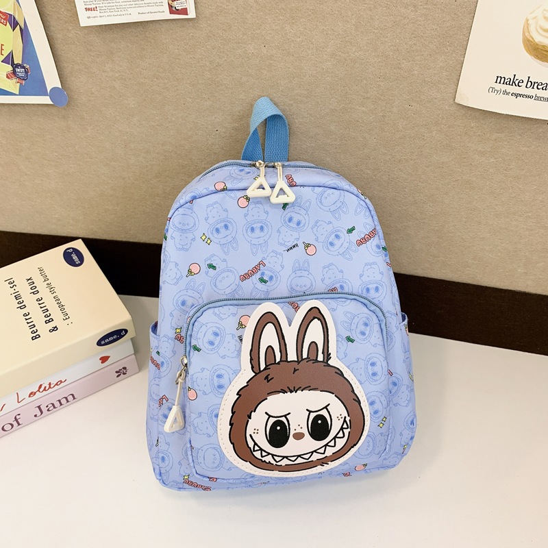 Cartoon cute children's backpacks, large-capacity back-protecting schoolbags for kindergartens, lightweight and pressure-reducing backpacks for boys and girls outdoors details Picture