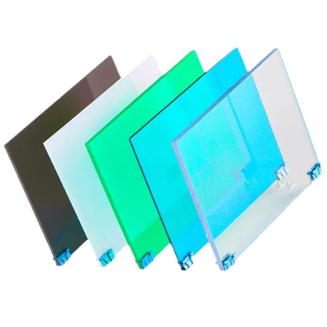 pc polycarbonate sheet 3mm - 5mm sunshade, light and rain shelter profiles flame-retardant and anti-static polycarbonate high transparency polycarbonate sheet Item Picture
