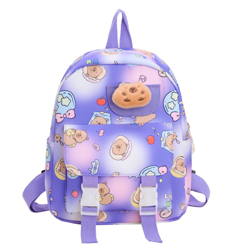 The 2025 new style of fashionable and sweet backpacks for girls, cute cartoon school bags for primary school students, and children's backpacks for outings Item Picture