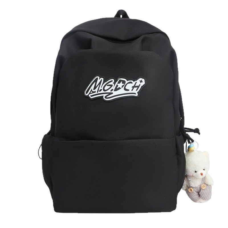 A new high-appearance-level letter-style schoolbag for junior and senior high school students, which is casual, simple, lightweight, versatile and has a large capacity for commuting Item Picture