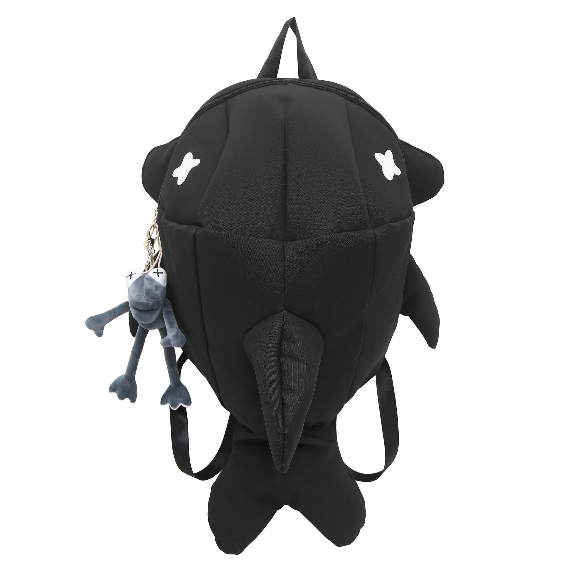 Couple style trendy shark backpack, Instagram personality, sporty, Japanese-style student lightweight backpack, funny and casual schoolbag Item Picture