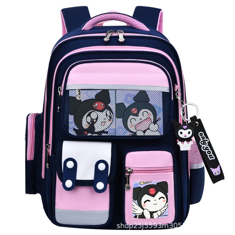 New Kulomi primary school bag for girls, lightweight, reducing burden, protecting spine, large capacity 1-3-6 children 's backpack Item Picture