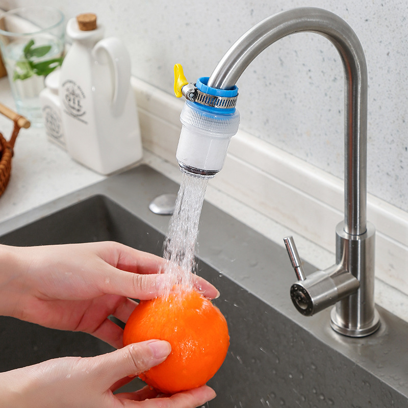 Kitchen sink faucet filter, anti-splash showerhead wonder, magnetic adsorption filter, household water purifier full figure