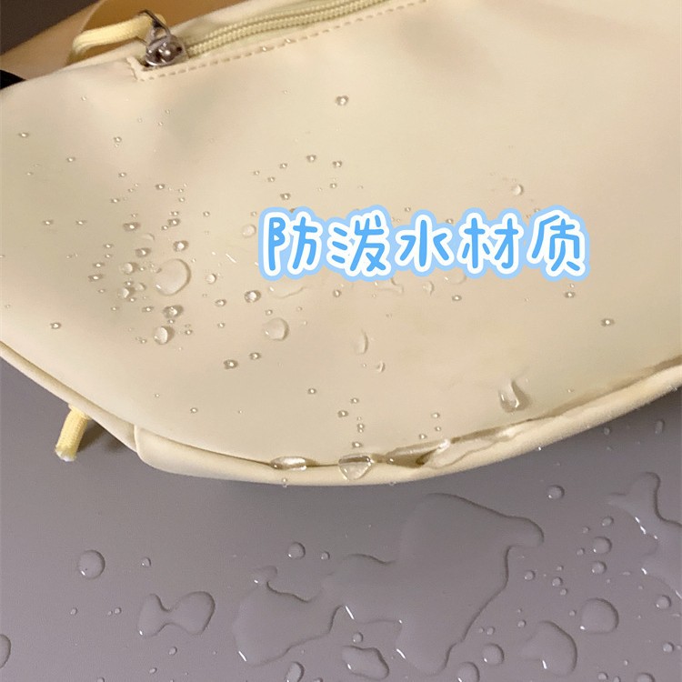 Dopamine cute bear chest bag, fresh and light, student waist bag, forest-style, versatile, mobile phone, crossbody small bag for girls Specification drawing