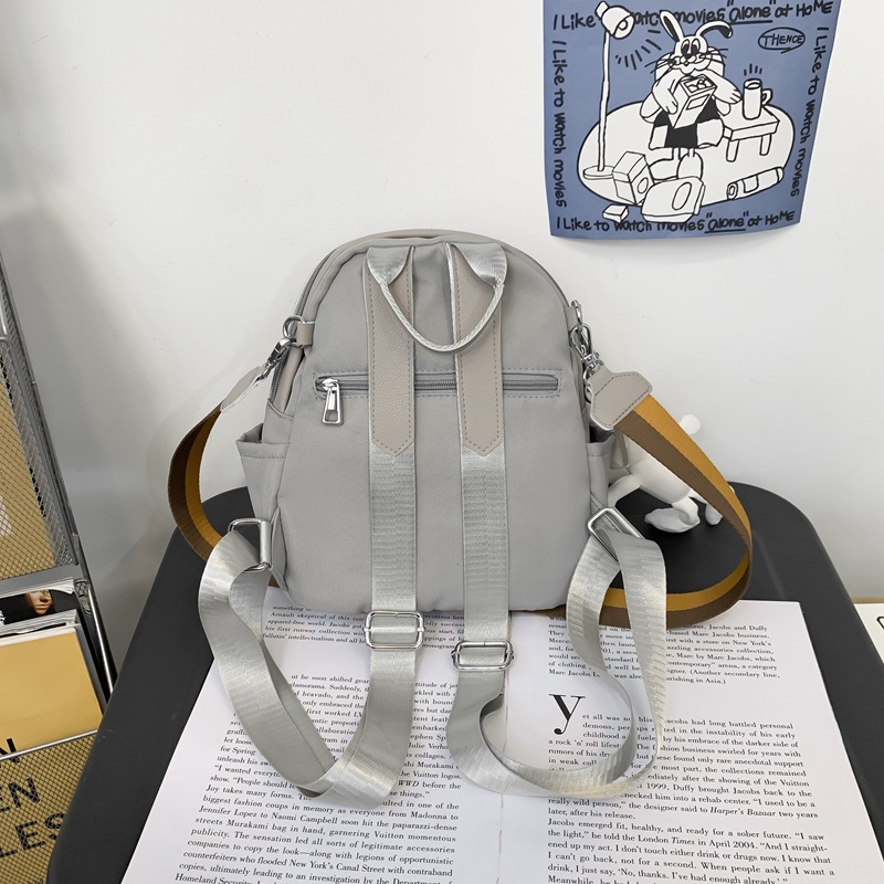 Simple commuting mom single-shoulder bag, fashionable travel backpack for going out, mini school bag for college students, versatile backpack Specification drawing