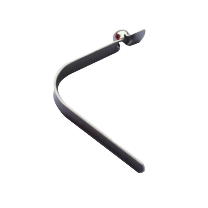 Factory direct supply V-shaped double-bead spring pieces with a diameter of 6mm and a height of 5mm, featuring internal positioning spring clips and clips Item Picture
