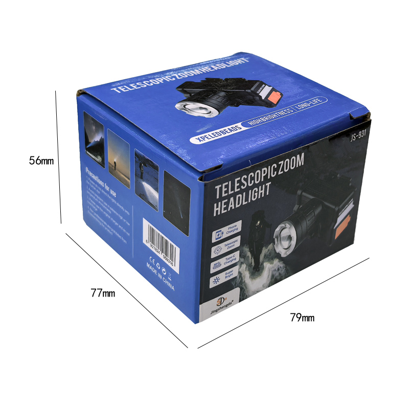 JS-931 plastic USB charging telescopic focusing headlamp, cycling headlamp, outdoor camping headlamp, miner's lamp, repair headlamp, camping headlamp, fishing headlamp pic 11