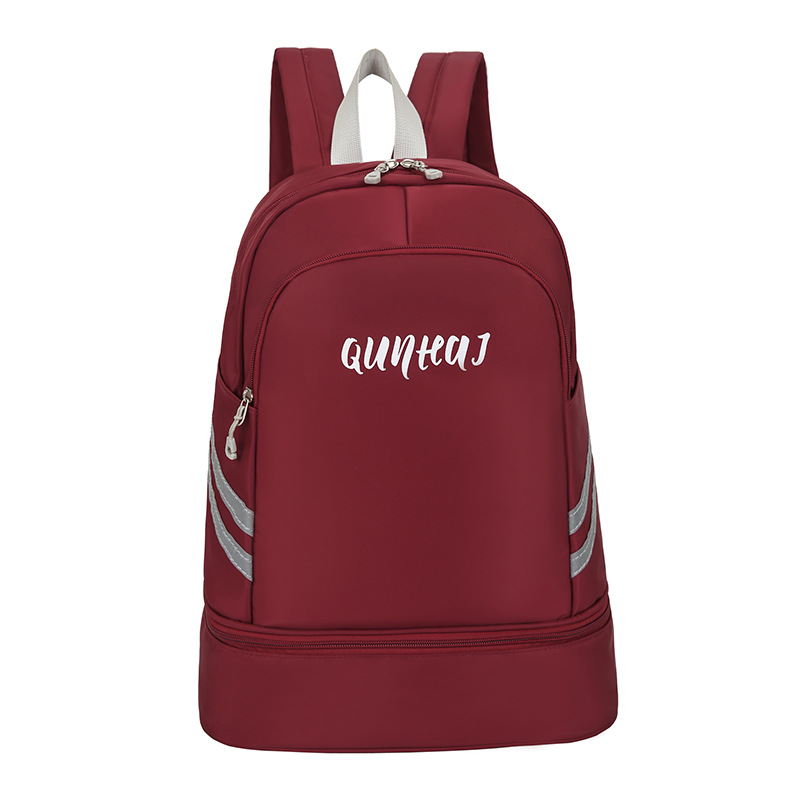 【 Customized 】 Multi-functional backpack with dry and wet separation, bottom shoe compartment, indoor and outdoor sports and fitness backpack for women Application Scenario