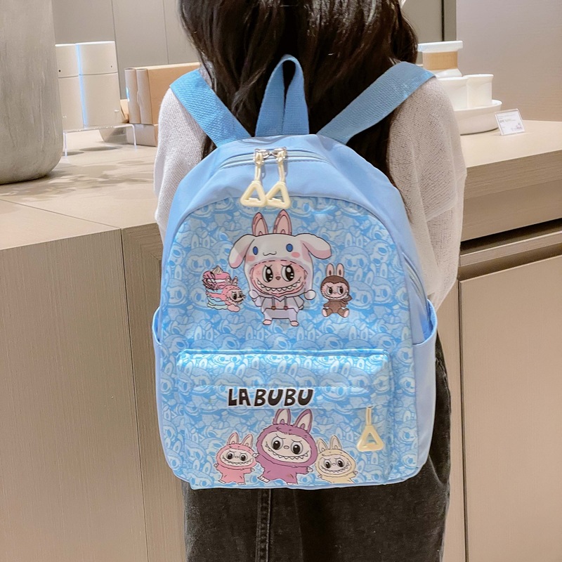 2024 New casual large-capacity children's bag, cute cartoon print trendy backpack, girls' cute and fashionable backpack Application Scenario