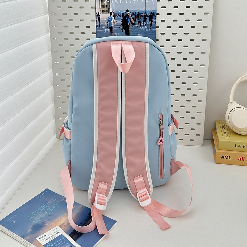 2025 New cute backpack, Korean Instagram soft girl transparent large-capacity doll backpack, Japanese student schoolbag Specification drawing