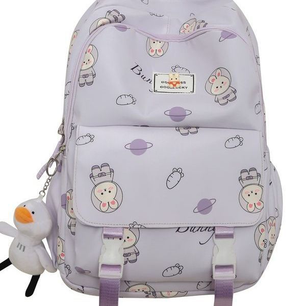 New Japanese-style Instagram sweet backpacks for junior and senior high school students, cute cartoon girls' backpacks Item Picture