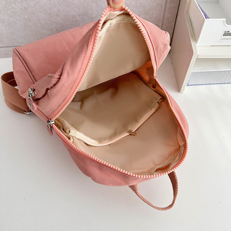 ins Fresh and cute mini Mommy Bag, a small backpack for college students' daily travel, a Korean version of a girl's commuter backpack Application Scenario