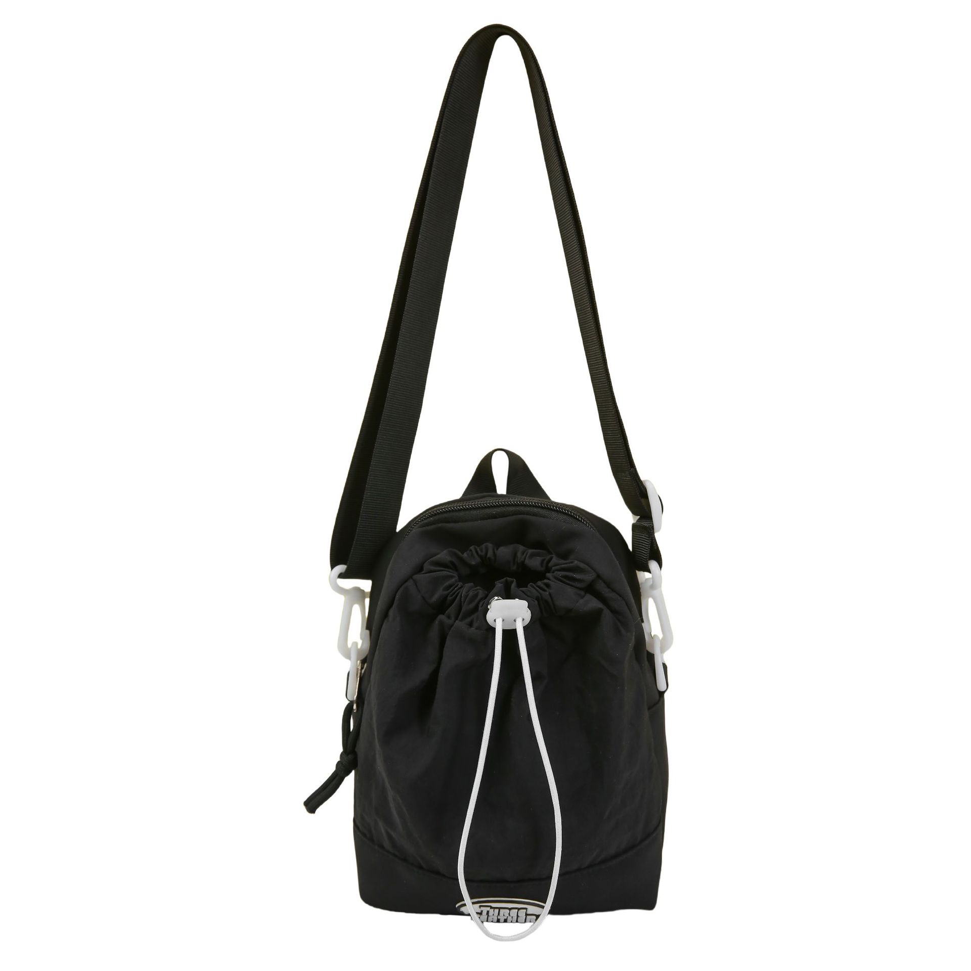 Simple, fashionable, high-end, versatile single-shoulder bag, fresh and light travel bag, casual, niche and sweet drawstring backpack Item Picture
