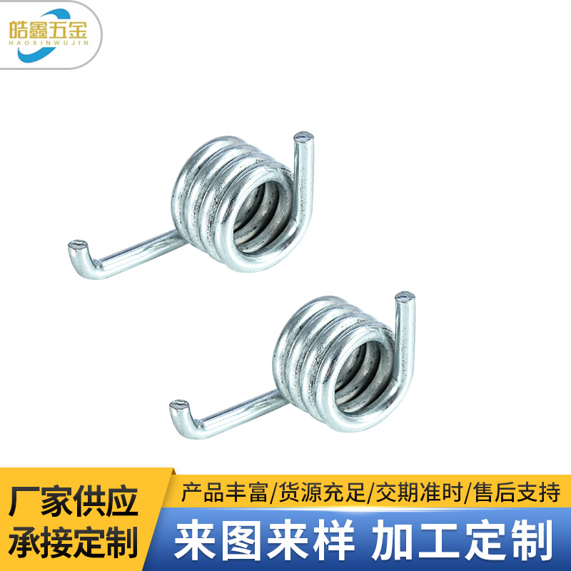 Clips, hairpins, metal torsion springs, non-standard circular high-temperature resistant stainless steel pressure springs, hardware lighting springs Specification drawing