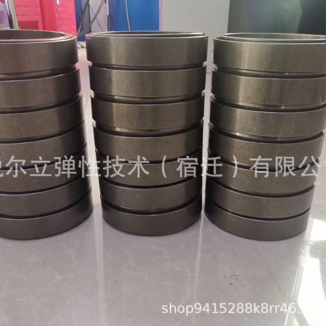 The 50CrVA60Si2Mn tower cylinder damping equipment is directly supplied by the manufacturer with high-stiffness ring spring shock absorption and vibration damping Specification drawing