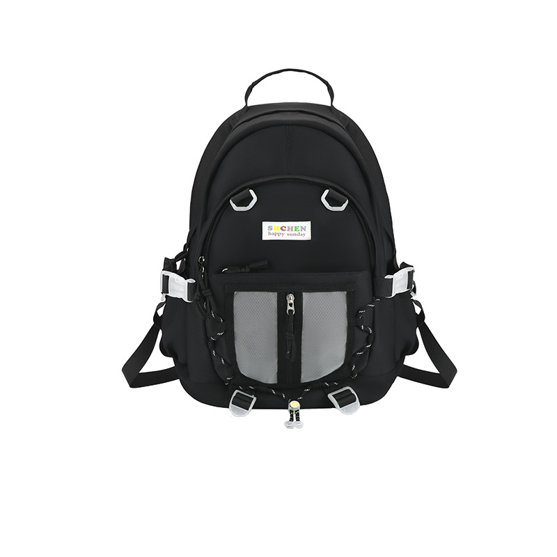 2025 New high-appearance-level schoolbag, niche design sense backpack, sweet and cool backpack, large-capacity casual backpack Item Picture