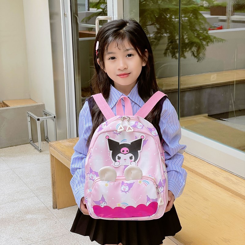 New cartoon children's backpacks, cute Kuromi casual backpacks for girls, lightweight schoolbags for kindergarten babies Application Scenario