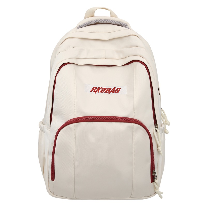 Junior high school schoolbag for girls, Korean InS-style forest style, versatile, high appearance level girl backpack, simple high school student backpack Item Picture