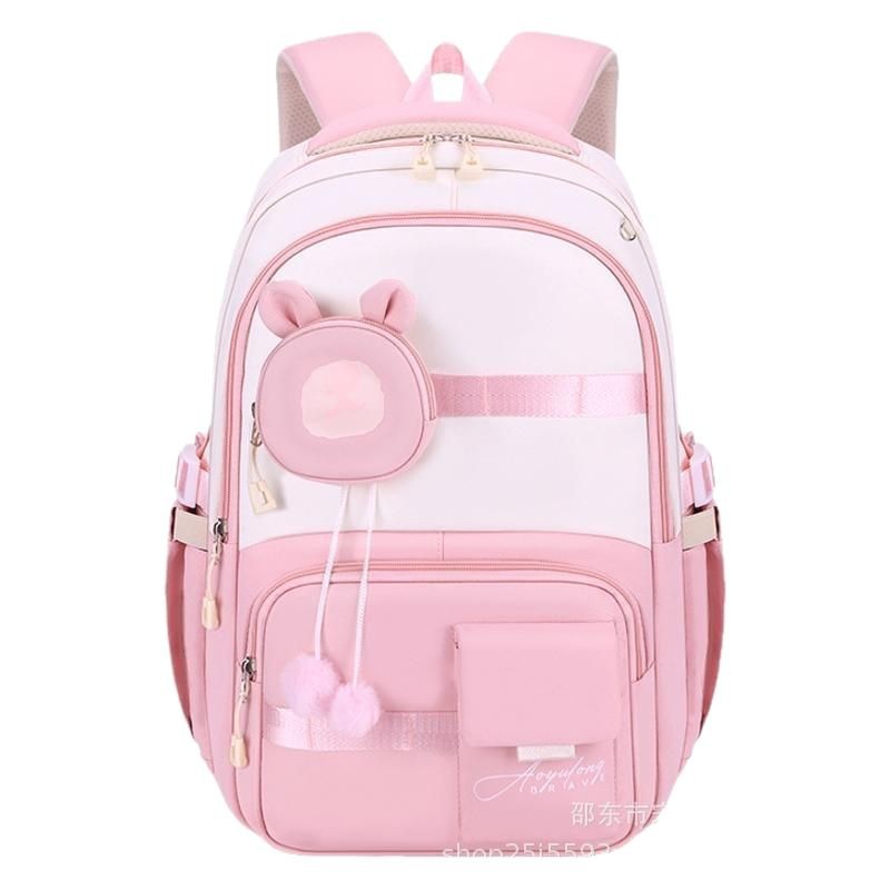 New schoolbag for primary and secondary school students 1-3-6 large capacity casual backrest backpack for grade children ultra-light backpack Item Picture