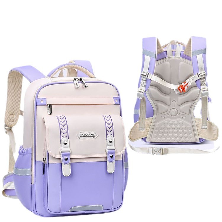Shaodong primary school students' schoolbags for boys and girls, grades 1-6-9, large-capacity children's bags, junior high school students' schoolbags, and casual backpacks Item Picture