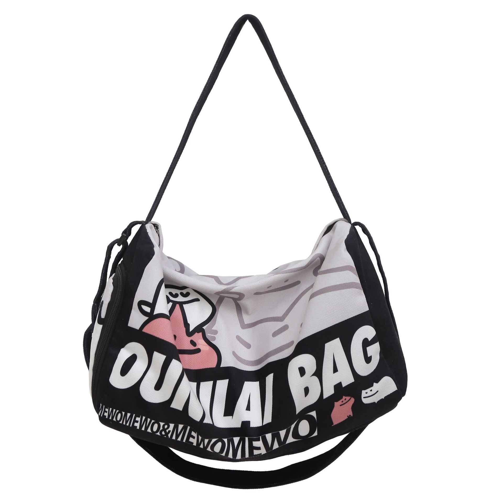 Short travel bag for women, large capacity, versatile, single-shoulder crossbody handbag, luggage bag, dry and wet separation, yoga and fitness bag Item Picture