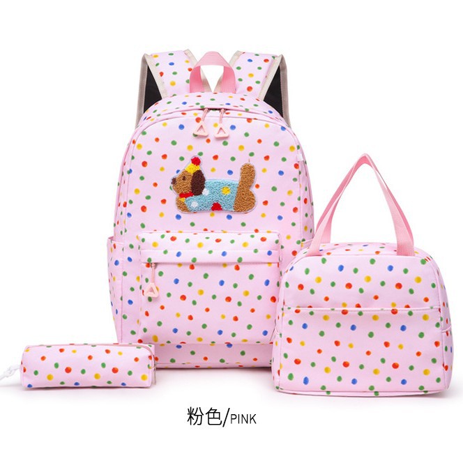 Korean-style casual large-capacity backpack, Japanese-style Instagram high-appearance-level cute backpack, middle school schoolbag, school style Specification drawing