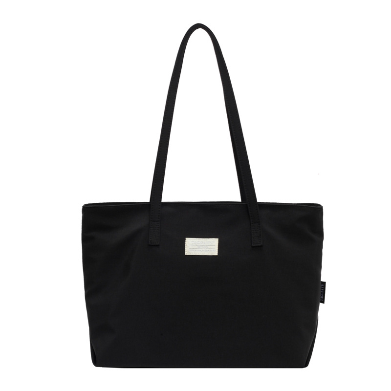 A versatile canvas bag for women's 2024 autumn and winter, a new Korean-style Instagram casual tote bag for commuting Item Picture