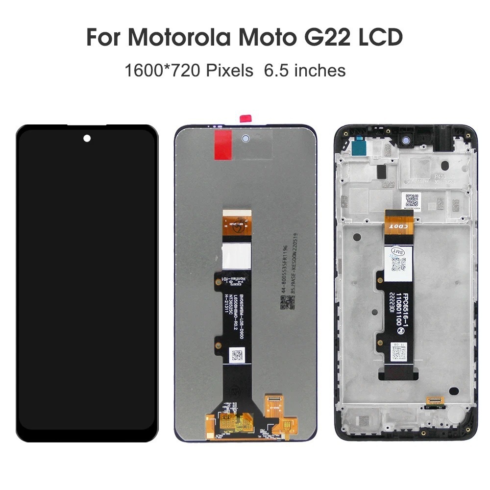 It is suitable for the MOTO G22 screen assembly XT2231/2022 touch LCD integrated internal and external mobile phone display details Picture