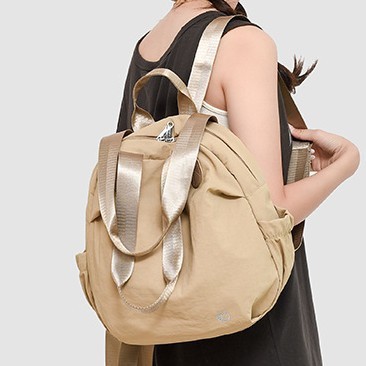 A new high-quality, fresh and sweet shell bag for women's multi-purpose mountain climbing and travel lightweight backpack from Forest-themed ins details Picture