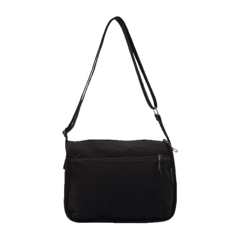 The new canvas bag has a unique design sense. It's a women's single-shoulder bag with a large capacity for commuting and is versatile. It's also a tote bag and a crossbody bag for work Item Picture