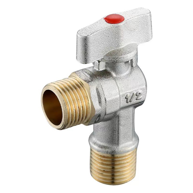 All-copper high-flow Angle valve switch 4-point toilet, water heater, wall-hung boiler special cold and hot water ball core Angle valve Item Picture