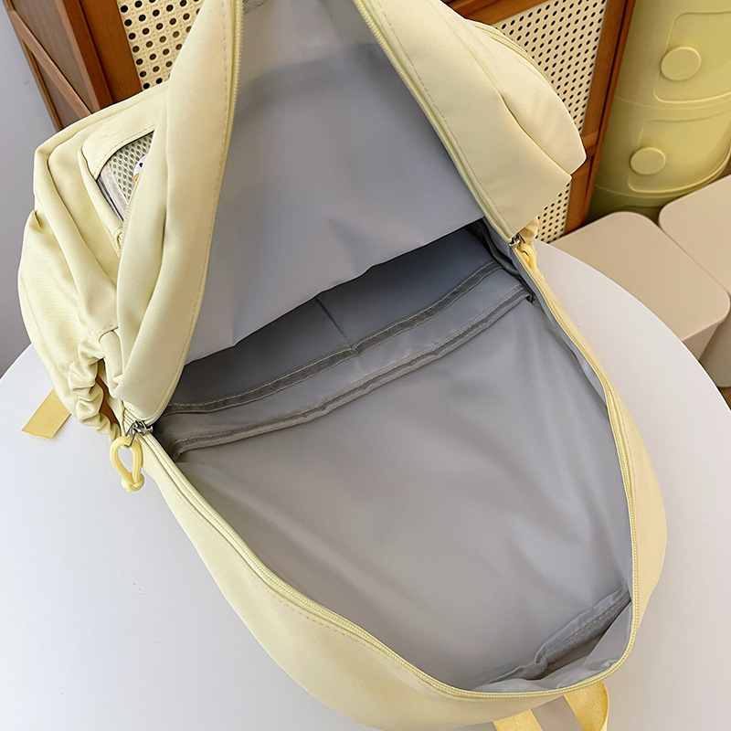 Large-capacity transparent and lightweight ins schoolbag for female students, Japanese-style simple backpack, versatile and cute backpack for primary school students Application Scenario