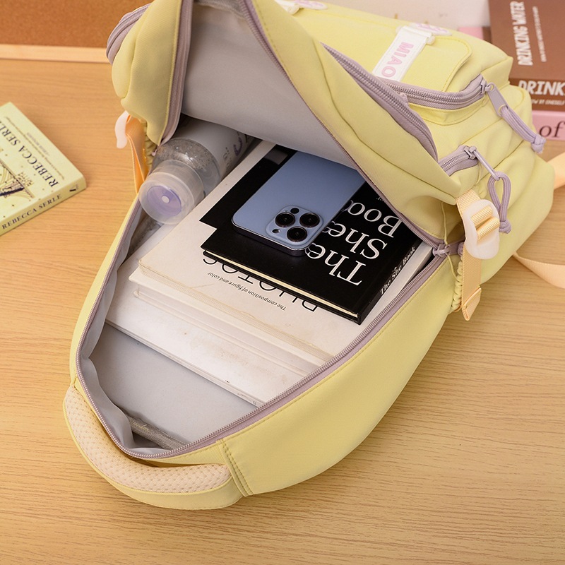 A new high-appearance-level forest-themed ins fresh and sweet candy-colored backpack for junior and senior high school students with large capacity Application Scenario