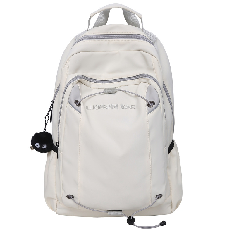 A niche design sense backpack for female college students, a new 2025 casual, versatile and lightweight travel and commuting backpack Item Picture