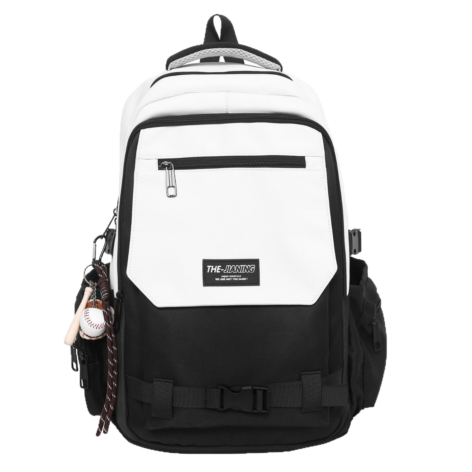 The new Korean-style Instagram workwear is trendy and cool. It's a multi-layered backpack for teenagers and students, a casual travel backpack Item Picture