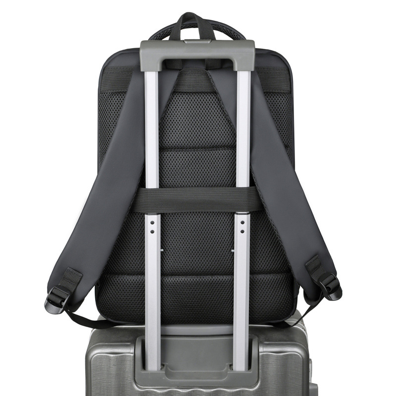 Men's large-capacity business commuting backpack, travel backpack, business computer bag, women's casual bag Specification drawing