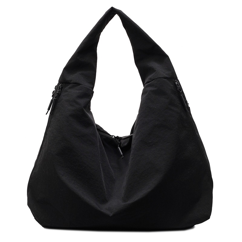 Cross-border fashion casual Nylon Tote bag 2025 New style, trendy and versatile, large-capacity underarm bag, commuter single-shoulder bag Item Picture