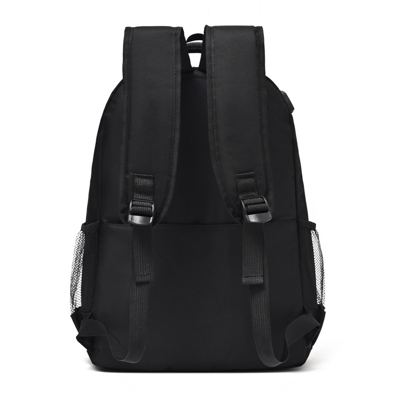A new high-appeal Korean-style ins backpack for junior and senior high school boys, in a solid color, casual, simple, lightweight and large-capacity backpack Specification drawing