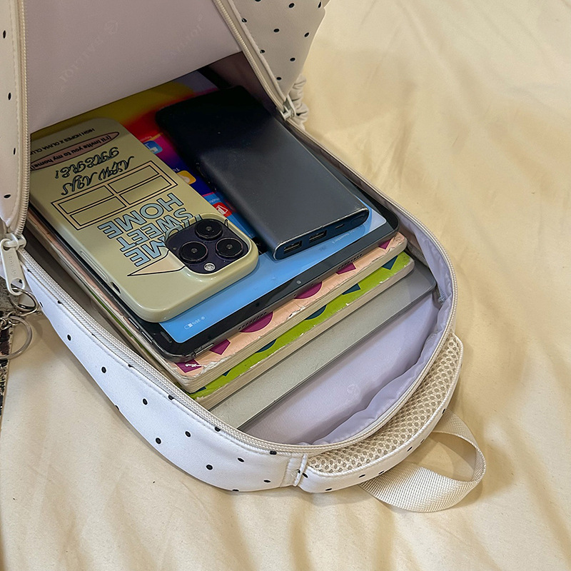 A new Japanese-style ins high-appearance-level fresh and sweet small floral backpack, a lightweight and large-capacity backpack for junior and senior high school students Application Scenario