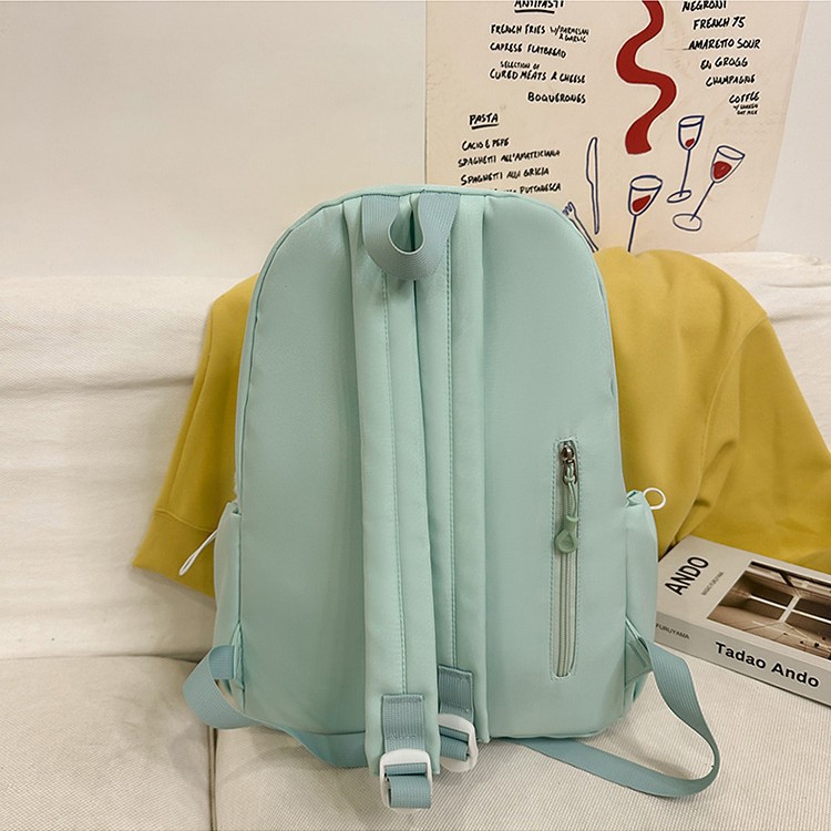 The new summer ins cream-themed college student schoolbag features a high aesthetic level, a single-shoulder bag with a niche design sense and a simple backpack Specification drawing