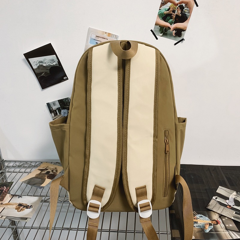 Men's Japanese-style casual and versatile large-capacity travel backpack, light and simple schoolbag for junior high school, senior high school and college students, women Specification drawing