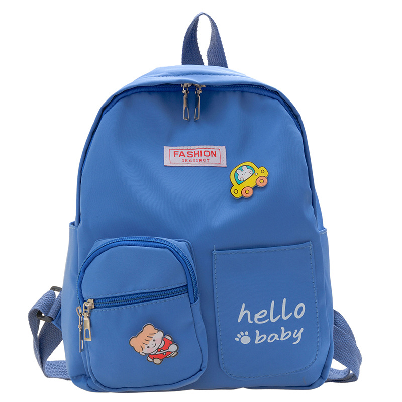 2024 New fashionable backpack for girls' travel coin purse, Japanese-style candy-colored cute kindergarten baby backpack Item Picture