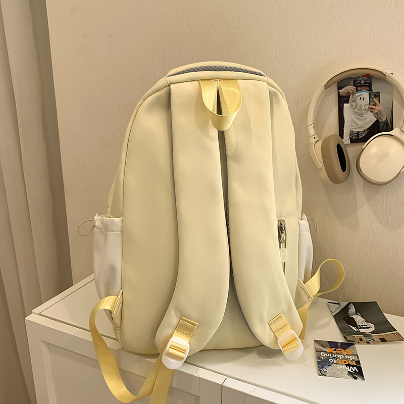 Cute girl schoolbag, high appearance level, new dopamine pain bag, large capacity backpack for middle school students, sweet tutoring bag Specification drawing