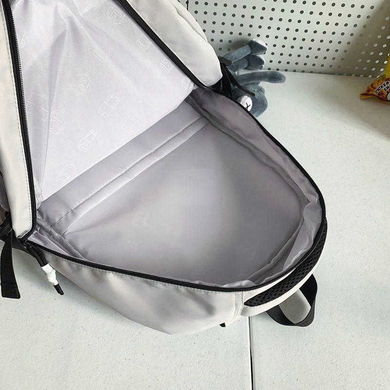 Japanese-style ins workwear-style backpacks for men, large-capacity backpacks for junior and senior high school students, and cool couple backpacks for college students Specification drawing
